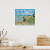 Monet Cliff Walk bei Pourville Poster (Küche)