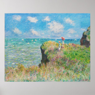 Monet Cliff Walk Poster