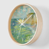 Monet - Cliffs at Under, berühmtes Gemälde Uhr (Winkel)