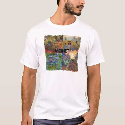 Monet Collage T-Shirt (Vorderseite)