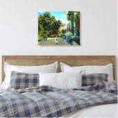 Monet - Das Künstlerhaus in Argenteuil Leinwanddruck (Insitu (Schlafzimmer))