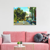 Monet - Das Künstlerhaus in Argenteuil Leinwanddruck (Insitu (Wohnzimmer))
