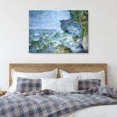 Monet - Das Meer am Fecamp, Kunstwerke des Impress Leinwanddruck (Insitu (Schlafzimmer))