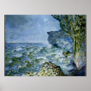 Monet - Das Meer am Fecamp, Kunstwerke des Impress Poster