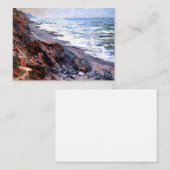 Monet - das Meer in Pourville Mitteilungskarte (Vorne/Hinten)