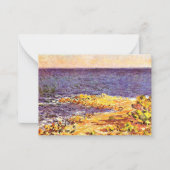 Monet - Das Mittelmeer bei Antibes Mitteilungskarte (Vorderseite)