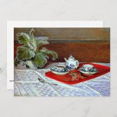 Monet - Das Tee-Set, Feiertagskarte (Vorne/Hinten)