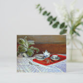 Monet - Das Teeservice Postkarte (Stehend Vorderseite)