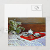 Monet - Das Teeservice Postkarte (Vorne/Hinten)