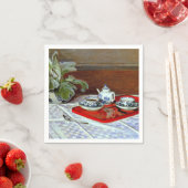 Monet: Das Teeservice, Serviette (Beispiel)