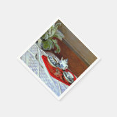 Monet: Das Teeservice, Serviette (Ecke)