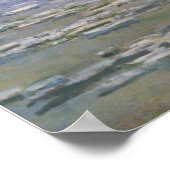 Monet - Der Eisgang Poster (Ecke)