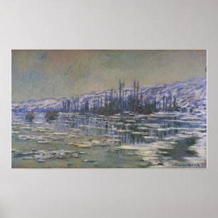 Monet - Der Eisgang Poster