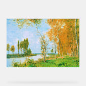 Monet - Der Frühling in Argenteuil, Acrylschild (Vorderseite)