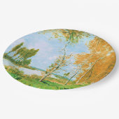 Monet - Der Frühling in Argenteuil, Pappteller (Schrägansicht)