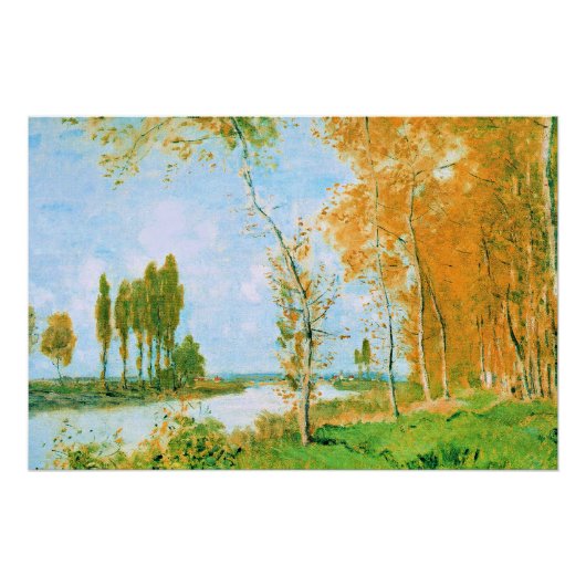 Monet - Der Frühling in Argenteuil, Poster (Vorderseite)