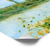 Monet - Der Frühling in Argenteuil, Poster (Ecke)