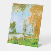 Monet - Der Frühling in Argenteuil, Sockelschild (Vorderseite)