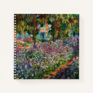 Monet Der Garten des Künstlers in Giverny Notizblock
