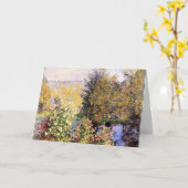 Monet - Der Garten von Hoschede am Montgeron Karte (Gelbe Blume)