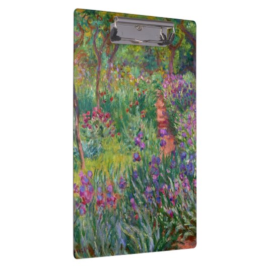 Monet "der Iris-Garten bei Giverny" Klemmbrett (Rechts)