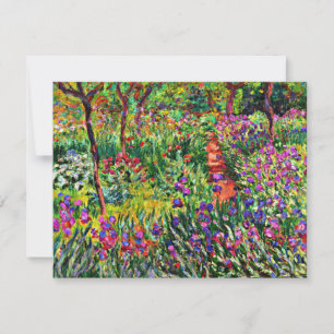 Monet - Der Irisgarten in Giverny Karte