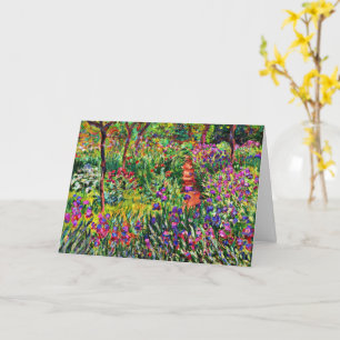 Monet - Der Irisgarten in Giverny Karte