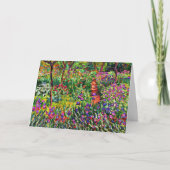 Monet - Der Irisgarten in Giverny Karte (Vorderseite)
