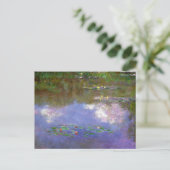 Monet - Der Irisgarten in Giverny Postkarte (Stehend Vorderseite)