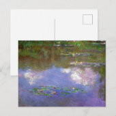 Monet - Der Irisgarten in Giverny Postkarte (Vorne/Hinten)