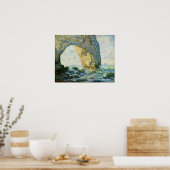 Monet - Der Manneport-Felsbogen westlich von Etret Poster (Küche)