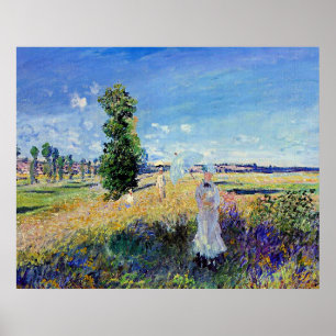 Monet - Der Spaziergang, berühmtes Gemälde, Poster
