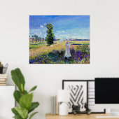 Monet - Der Spaziergang, berühmtes Gemälde, Poster (Heimbüro)
