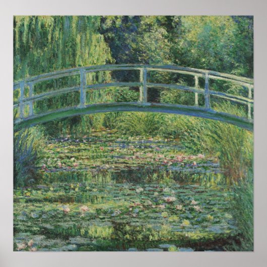 Monet - Der Wasserliliensee Poster (Vorne)