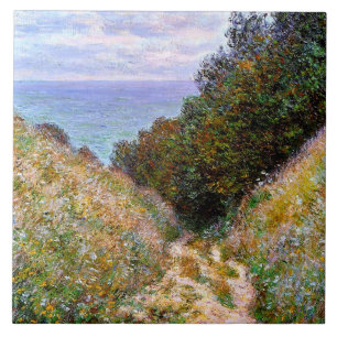 Monet - Der Weg bei La Cavee, Pourville Fliese