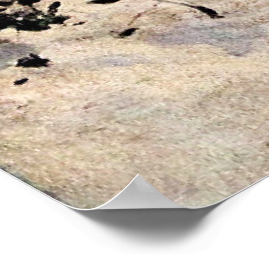 Monet - Der Weg vor der Farm von Saint-Simeon Poster (Ecke)