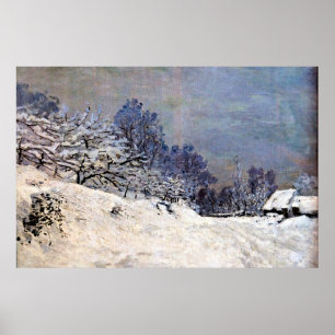 Monet - Der Weg vor der Farm von Saint-Simeon Poster