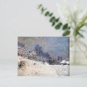 Monet - Der Weg vor der Farm von Saint-Simeon Postkarte (Stehend Vorderseite)