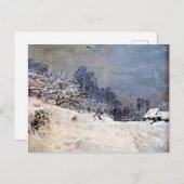 Monet - Der Weg vor der Farm von Saint-Simeon Postkarte (Vorne/Hinten)
