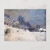 Monet - Der Weg vor der Farm von Saint-Simeon Postkarte (Vorderseite)