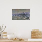 Monet - der Zerfall des Eises Poster (Küche)