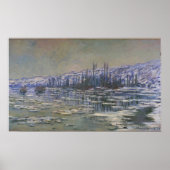 Monet - der Zerfall des Eises Poster (Vorne)