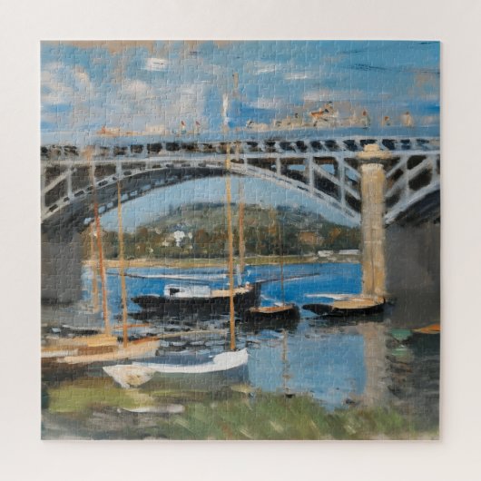 Monet - Die Brücke über der Seine Puzzle (Vertikal)