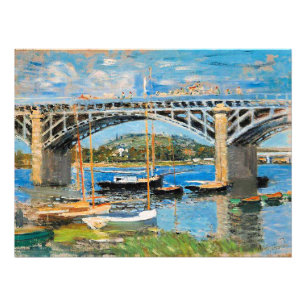 Monet - Die Brücke über die Seine, Fotodruck