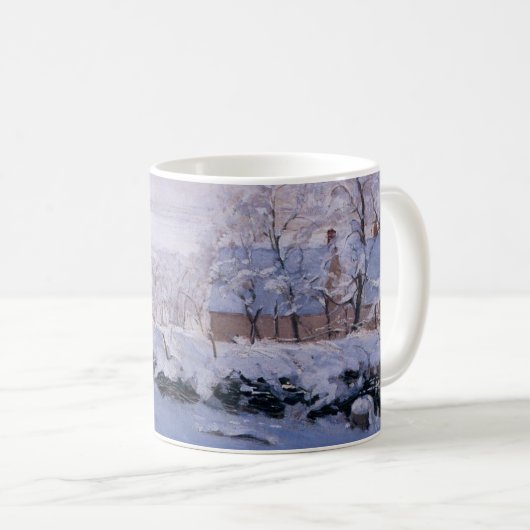 Monet die Elster Kaffeetasse (VorderseiteRechts)
