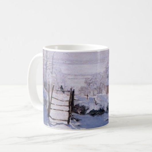 Monet die Elster Kaffeetasse (Vorderseite Links)