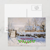 Monet - Die Elster Postkarte (Vorne/Hinten)