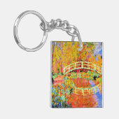 Monet - Die japanische Brücke in Giverny Schlüsselanhänger (Vorderseite links)