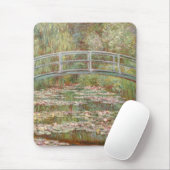 Monet: Die japanische Brücke Mousepad (Mit Mouse)