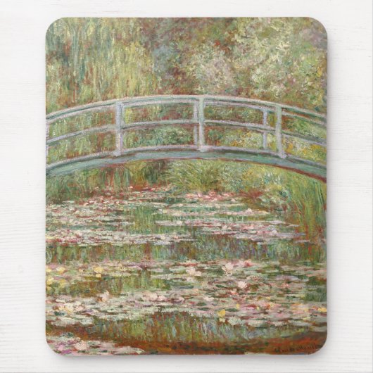 Monet: Die japanische Brücke Mousepad (Vorne)